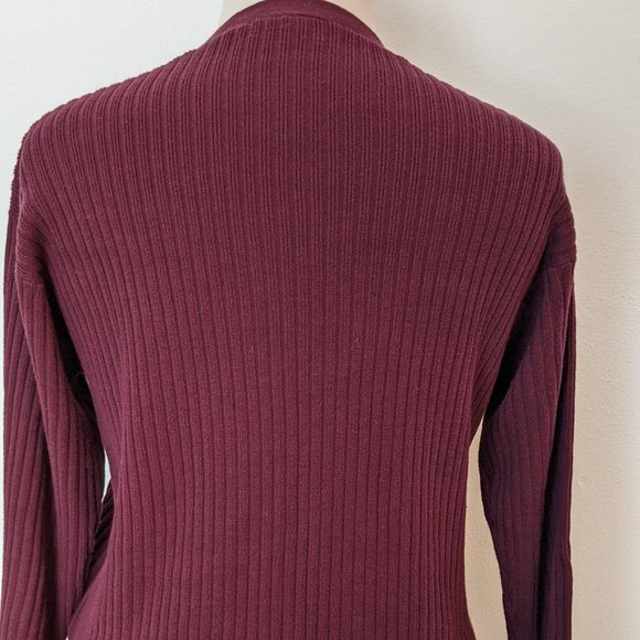 Fall! Rib Knit Cotton Sweater - Picture 3 of 6